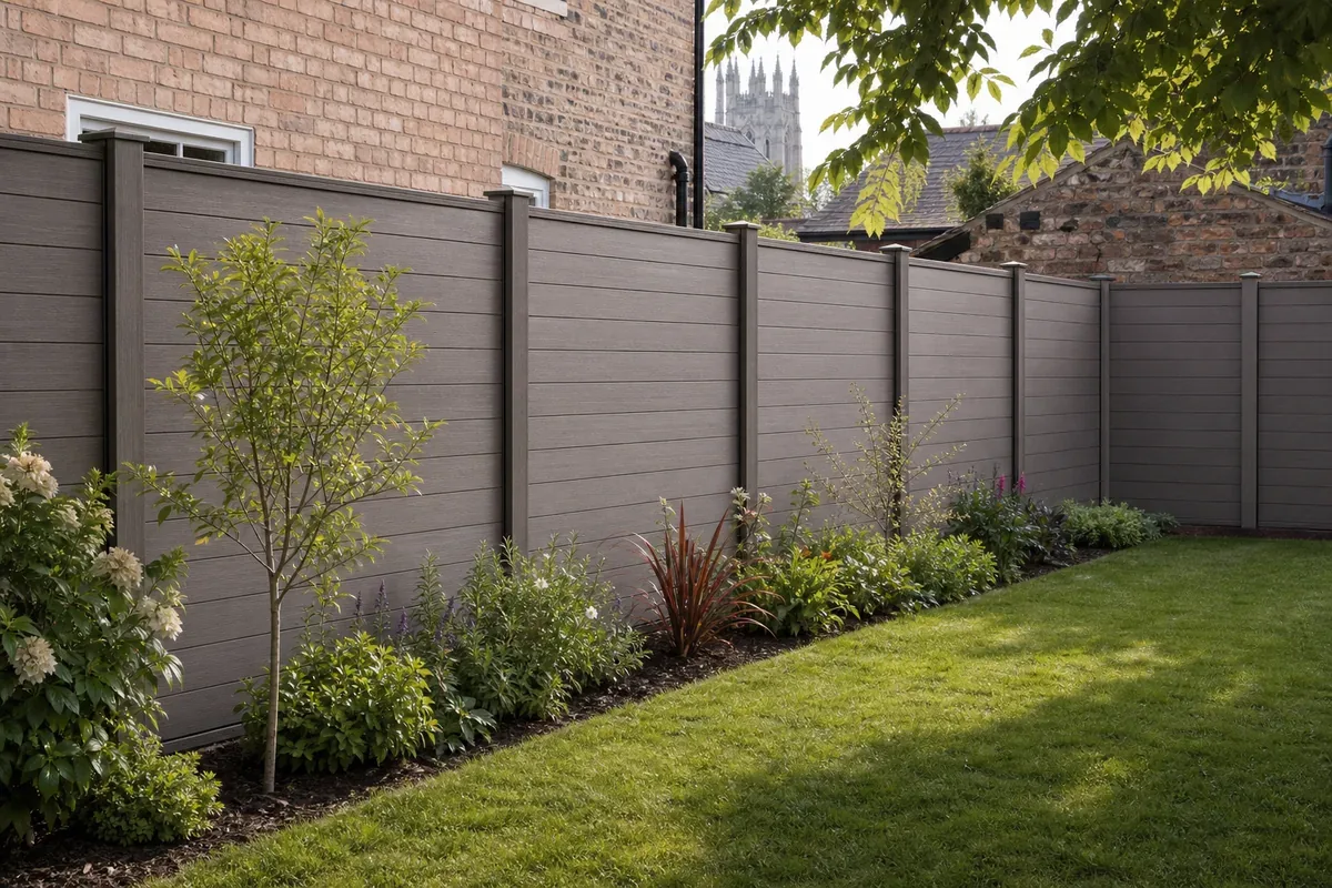 Low maintenance composite fencing in York