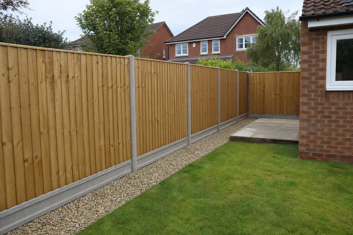 Garden fencing in Acomb, York